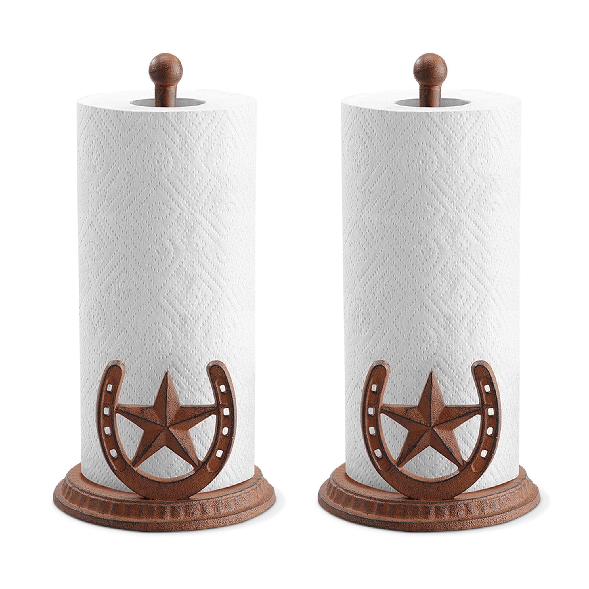 Paper Towel Holder, Horseshoe Paper Towel Holder, Horseshoe Decor