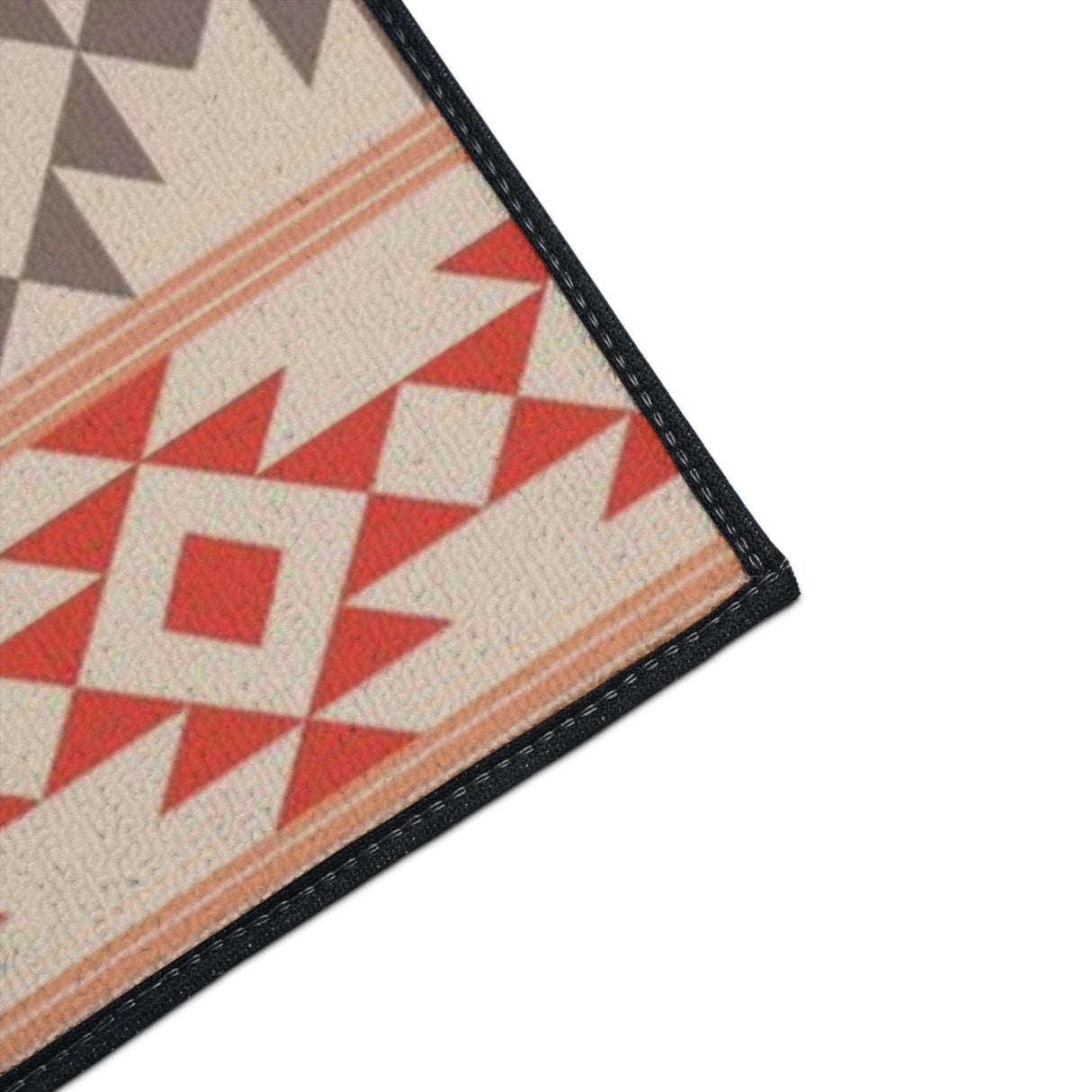 Aztec Peach Non-Slip Rug