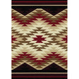 Santa Fe Red Starburst Area Rug