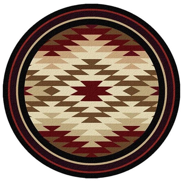 Santa Fe Red Starburst Area Rug