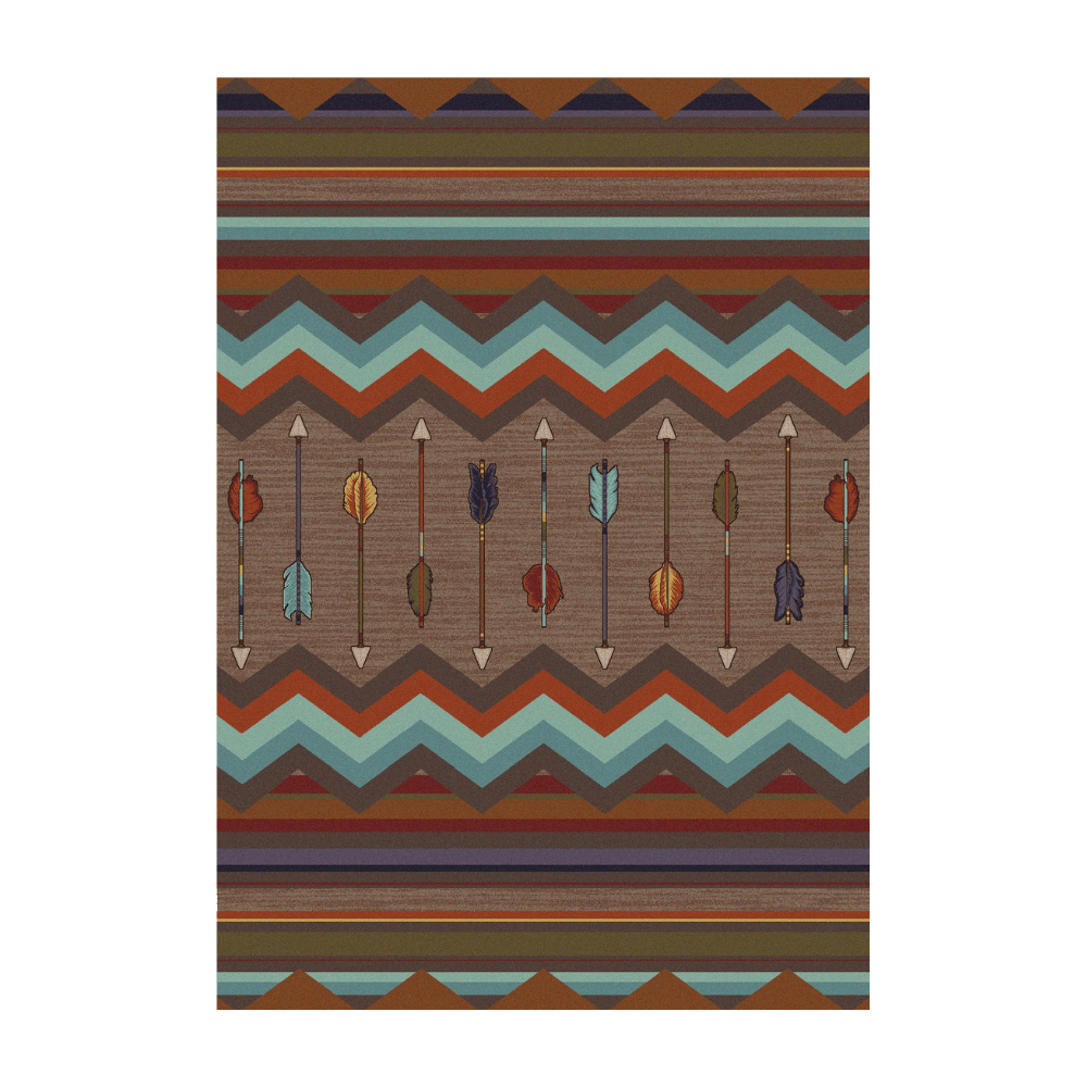 Rustic Archer Multicolor Rug