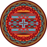 Southwestern Sunset Cross Area Rug