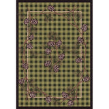 Lumberjack Green Area Rug Collection