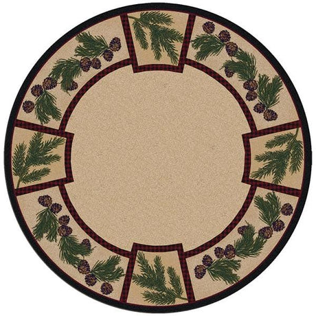 Pinecones and Branches Area Rug Collection