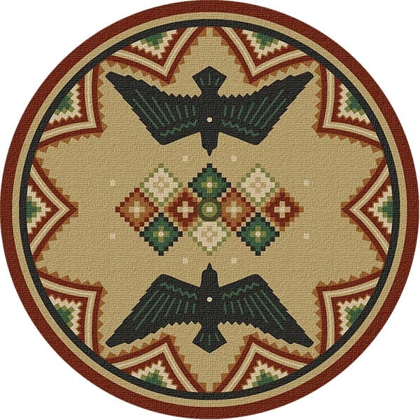 Courage and Strength Area Rug