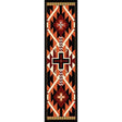 Southwestern Black Cross Area Rug