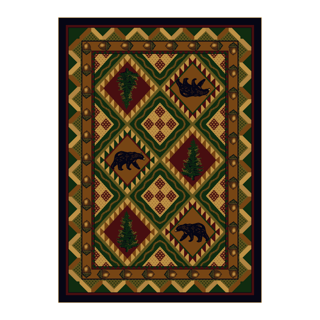 Diamond Forest Rug