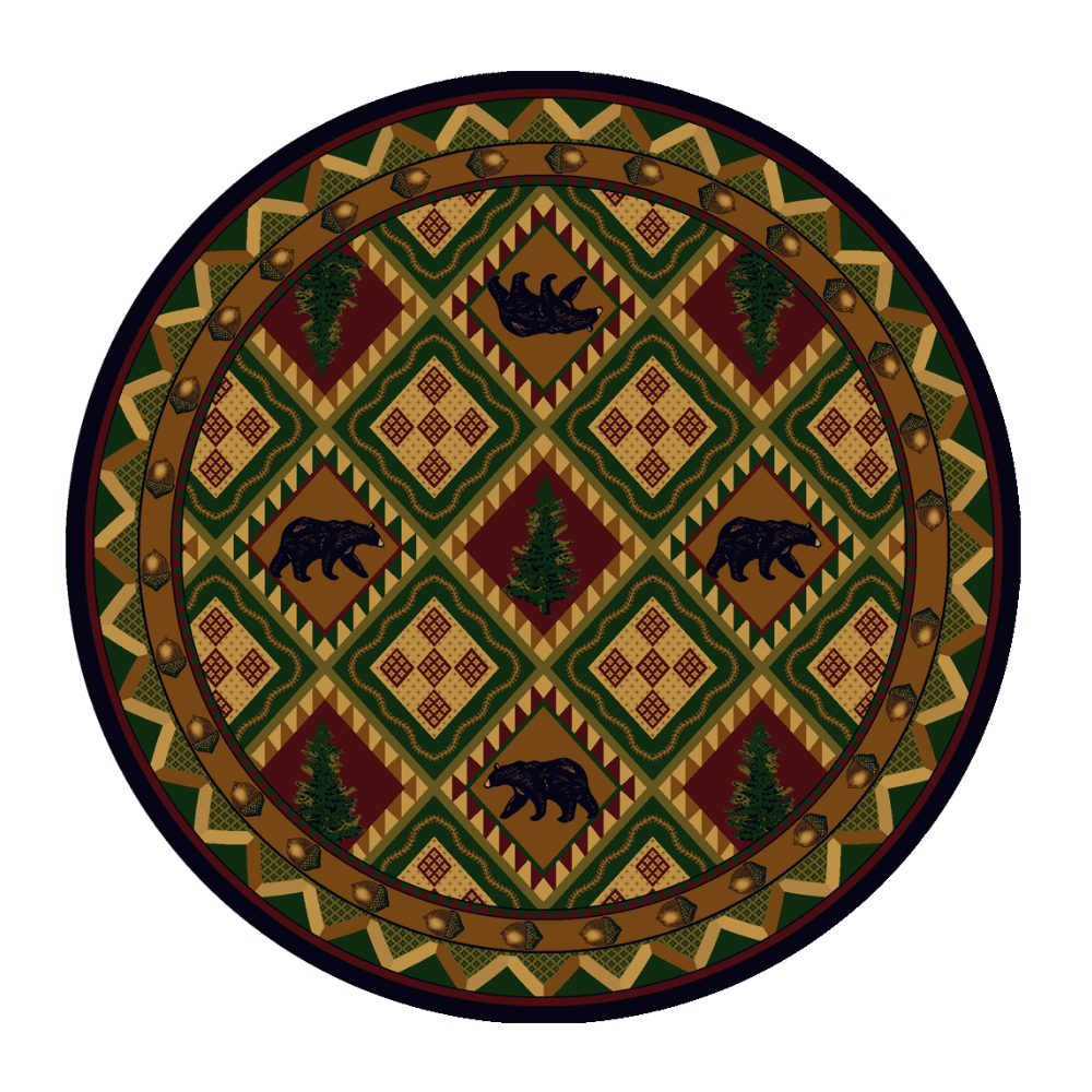 Diamond Forest Rug