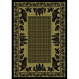 Woodland Bear Family Green Area Rug Collection