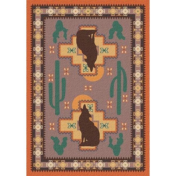 Desert Coyote Southwest Area Rug