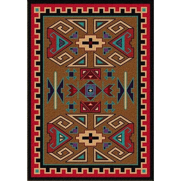 Southwestern Rams Area Rug