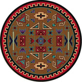 Southwestern Rams Area Rug