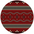 Tribal Leader Red Area Rug