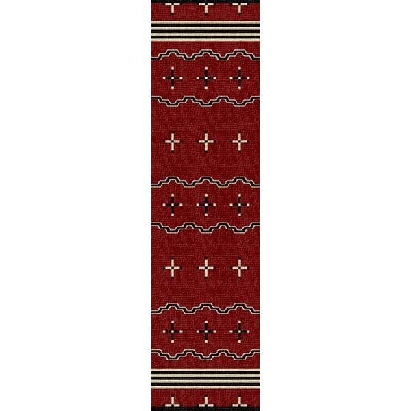 Tribal Leader Red Area Rug