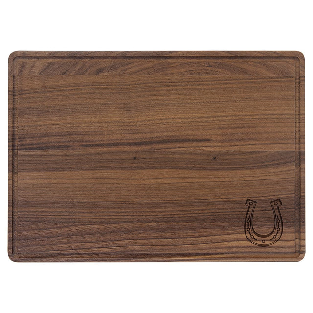 Walnut Horseshoe Cutting Board