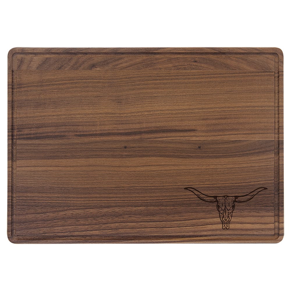 Walnut Longhorn Cutting Board