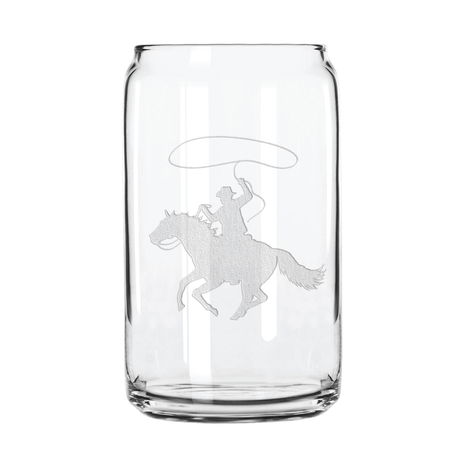 Cowboy 16 oz. Can Glass Sets