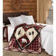 Campfire Lodge Diamond Throw