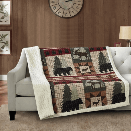 Forest Glen Sherpa Throw