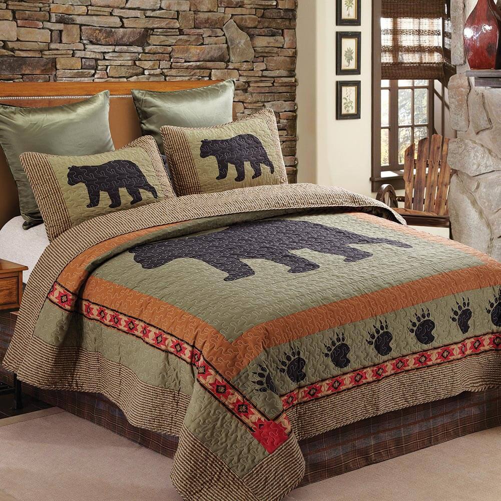 Bear Tracks Quilt Sets