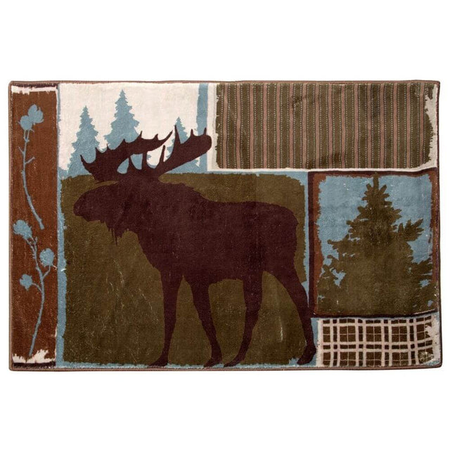 Big Sky Moose Indoor Rug