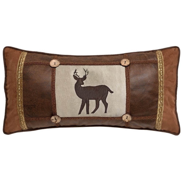 Big Buck Buttons Accent Pillow