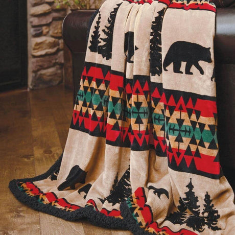 Bear Stroll Throw