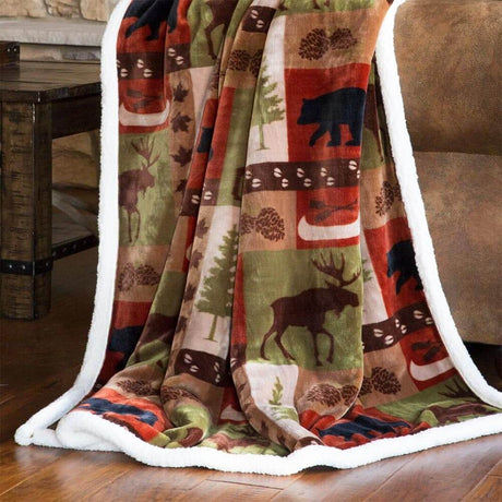 Wildlife Patch Ultra Plush Throw