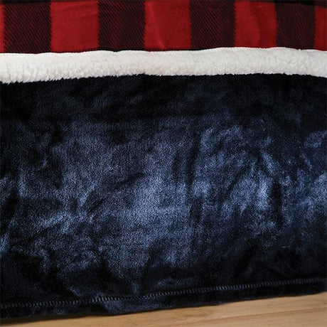 Black Ultra Plush Bedskirt