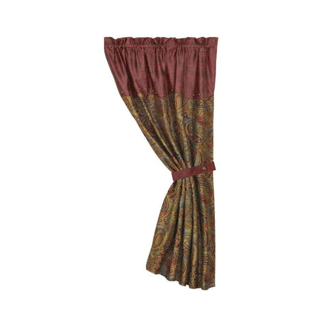 San Rafael Red Paisley Curtain