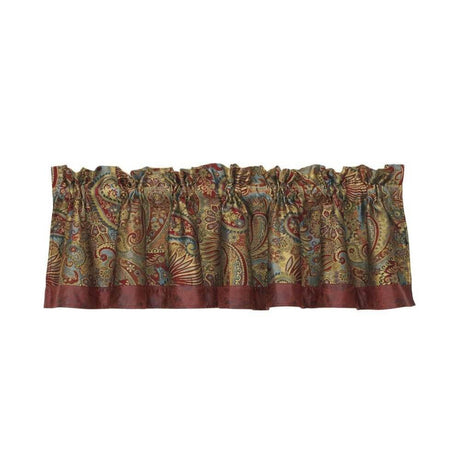 San Rafael Red Paisley Valance