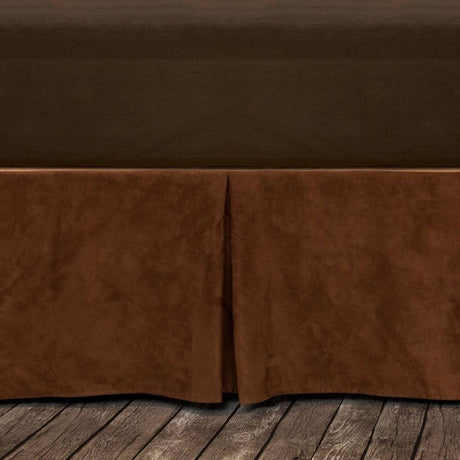 Cowpoke Suede Bed Skirt