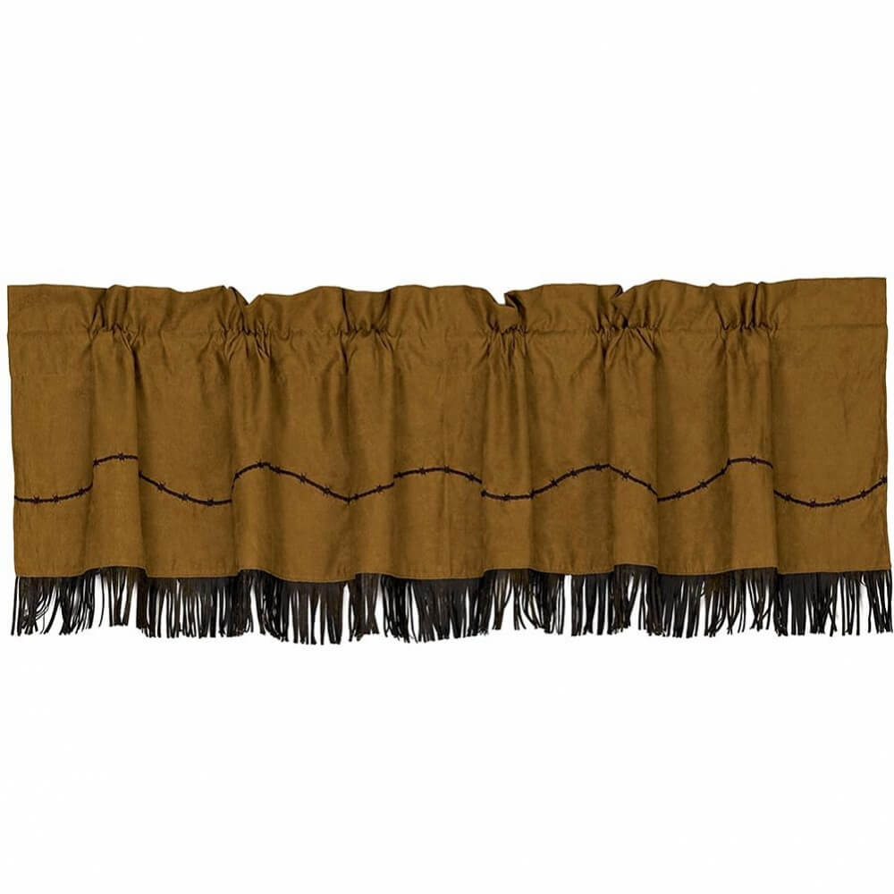 Barbwire Fringed Valance