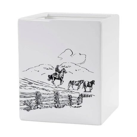 Ranch Sketches Waste Basket