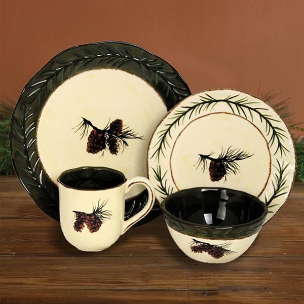 Pinecone dinnerware sets hotsell