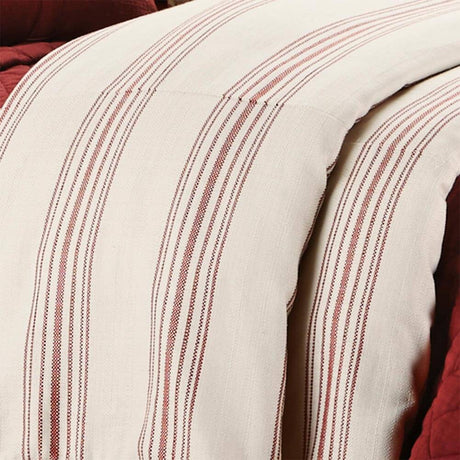 Red Stripe Duvet Cover