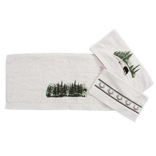 Balsam River Cream Bath Towel Set