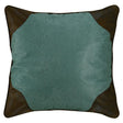 Western Elegance Turquoise Euro Sham