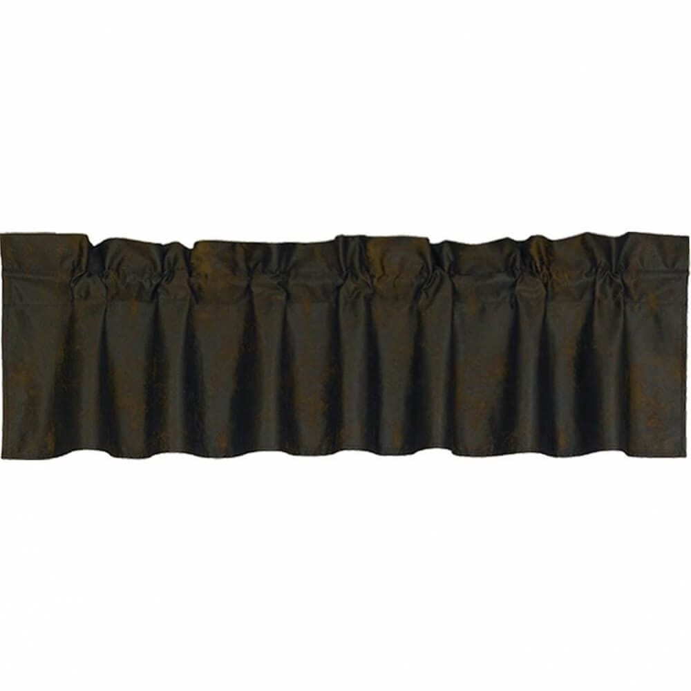 Faux Leather Valance | Cabin Place