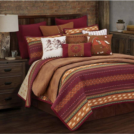 Southwest Rose Quilt Set