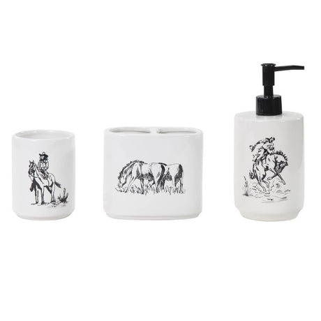 Ranch Sketches 3 PC Vanity Kit