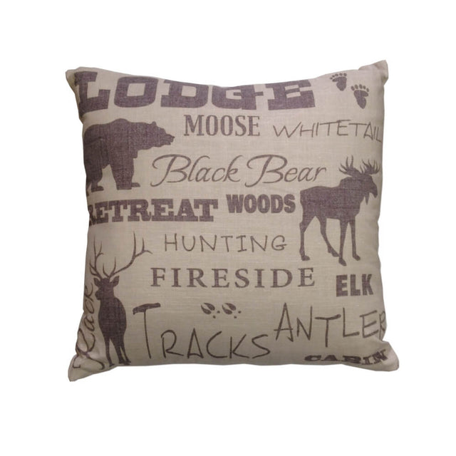 Cabin Brainstorm Decorative Pillow