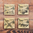 Vintage Chalet Coasters