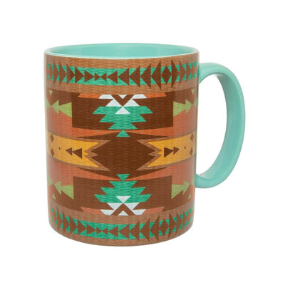Cottage Creek Yours and Mine Coffee Mugs, Multicolored, Ceramic, 6 inch Set of Two Couples Mugs