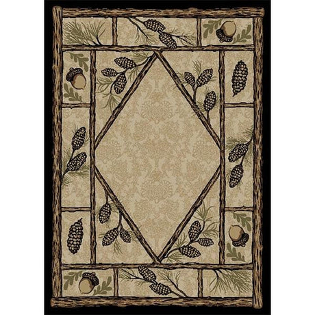 Pine Forest Branches Rug