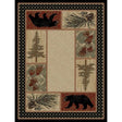 Pine Forest Bear Rug