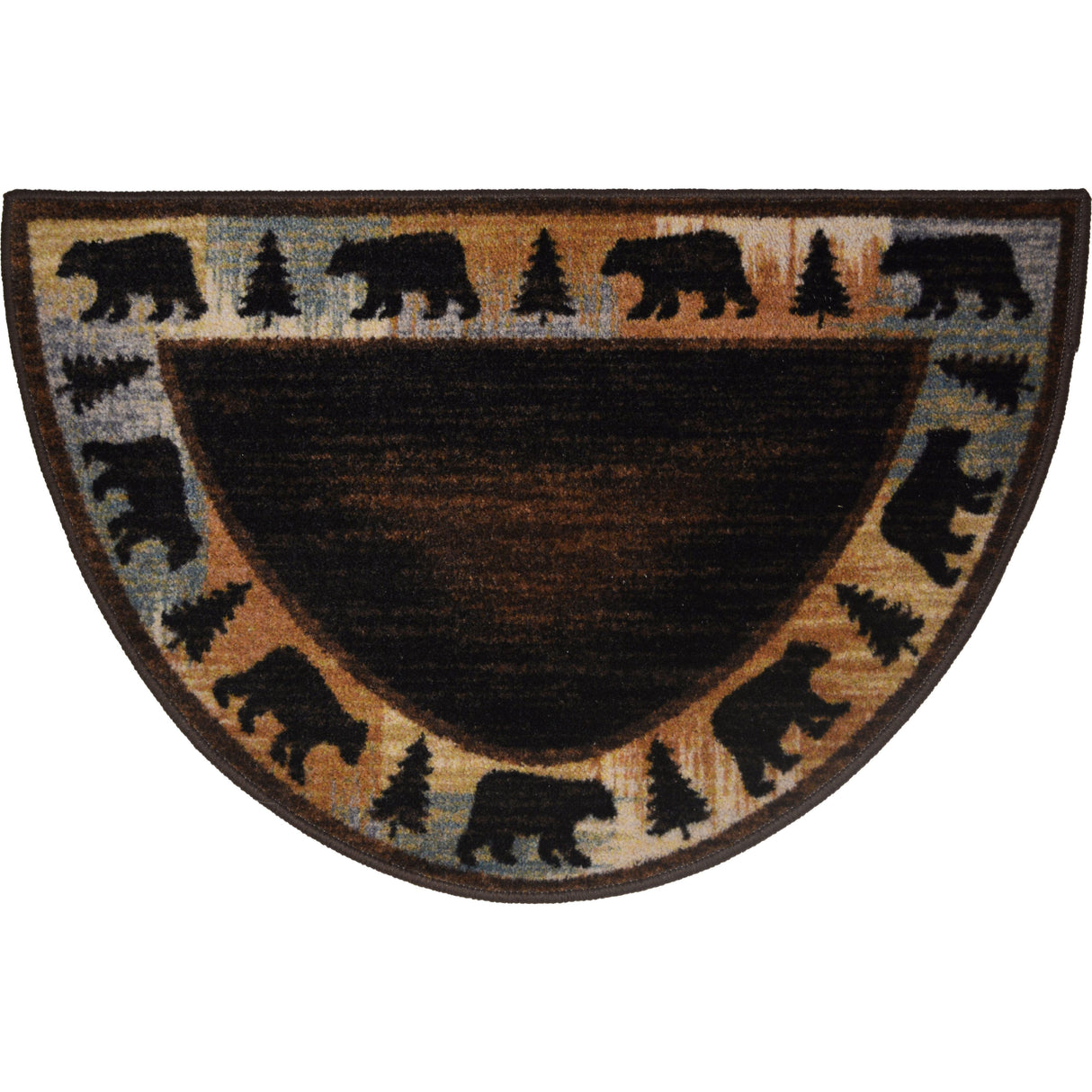 Bear Pine Rectangle Rug