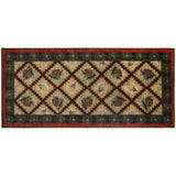 Checkered Pine Rug