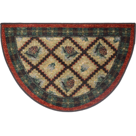 Checkered Pine Rug