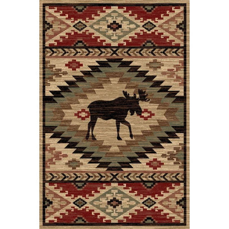 Southwest Moose Area Rug